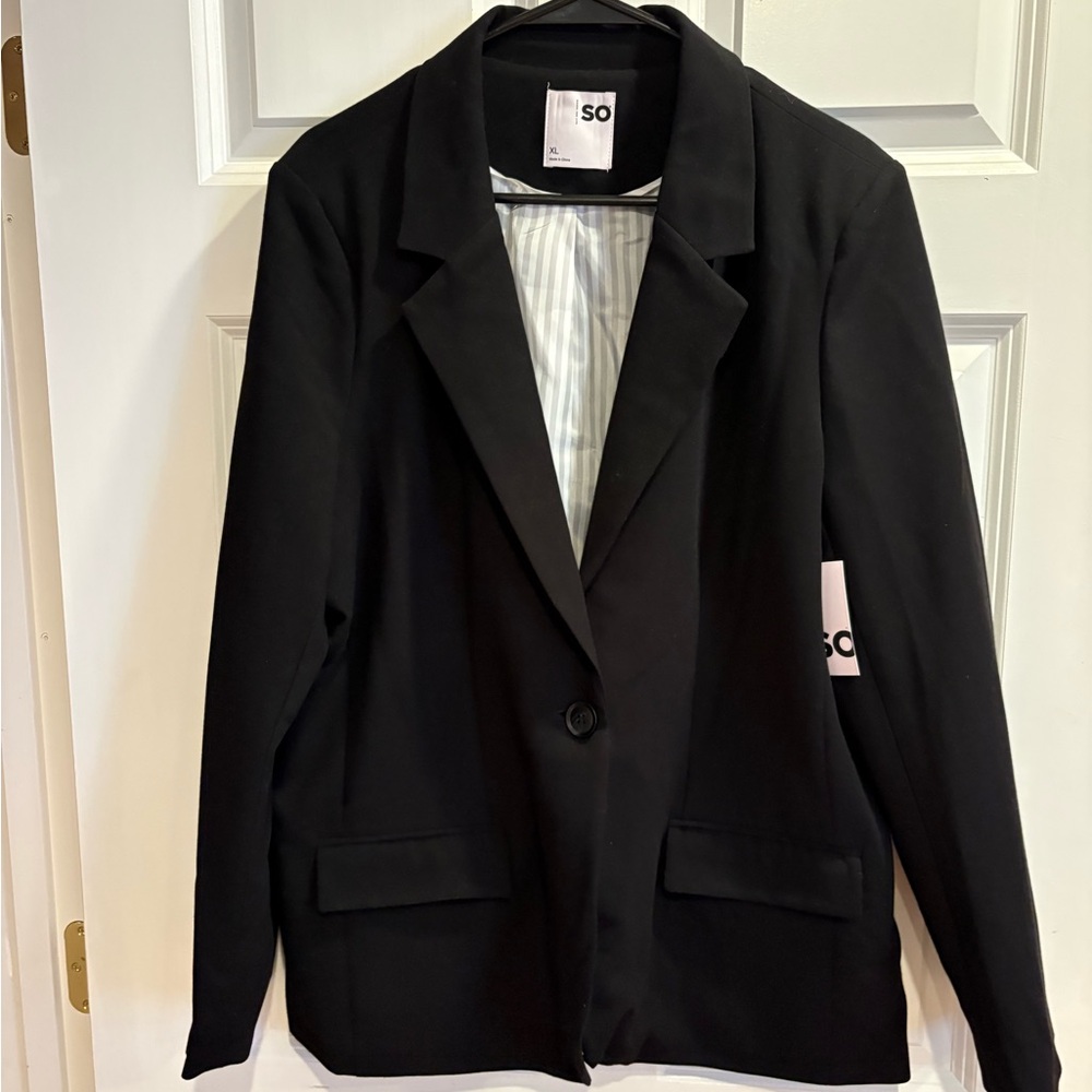 SO Classic Black Women's Suit Jacket